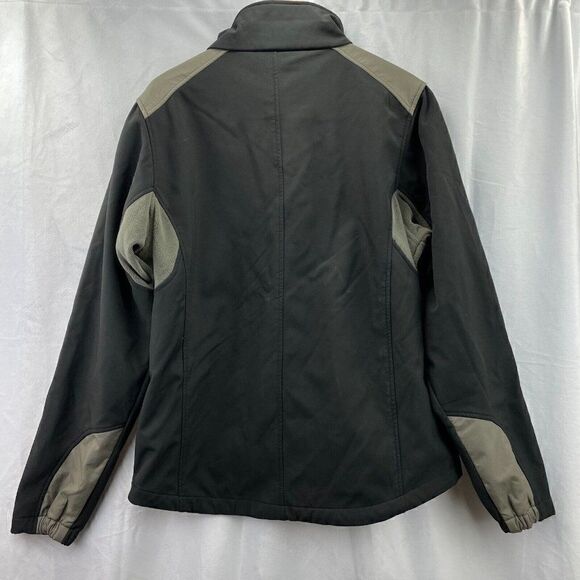 Black Diamond Jacket Adult Large Black Soft Shell Full Zip Fleece Lined Coat Men - Picture 3 of 15